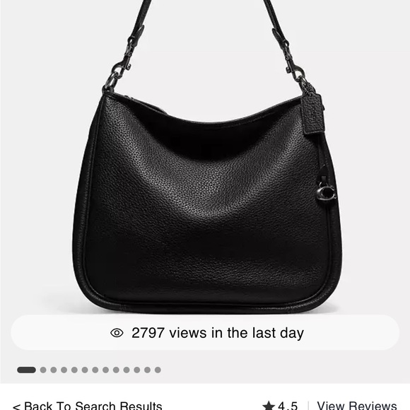 Coach Tan Leather Shoulder Bag - Picture 9 of 9
